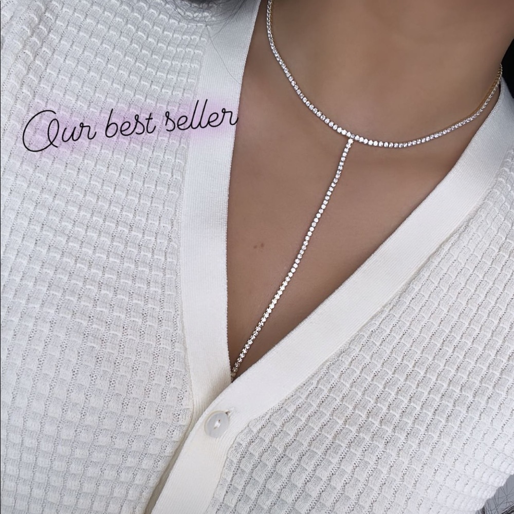 Dainty Tennis Lariat